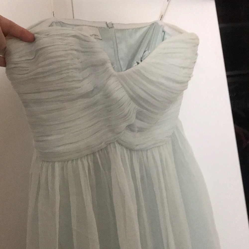 Donna Morgan size 6 sea foam/mint dress